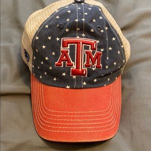 Red, Blue and White Texas A&M Baseball Cap